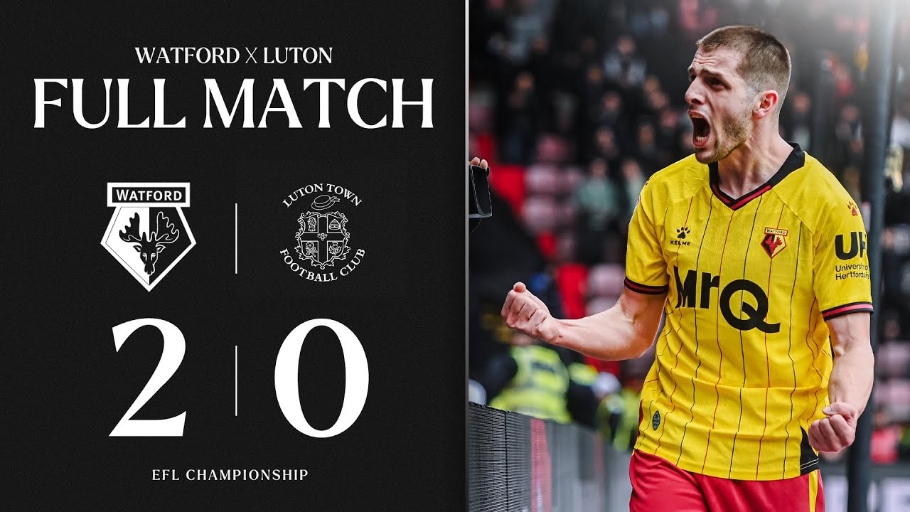 FULL 90 MINUTES 🤩 | Watford 2-0 Luton Town