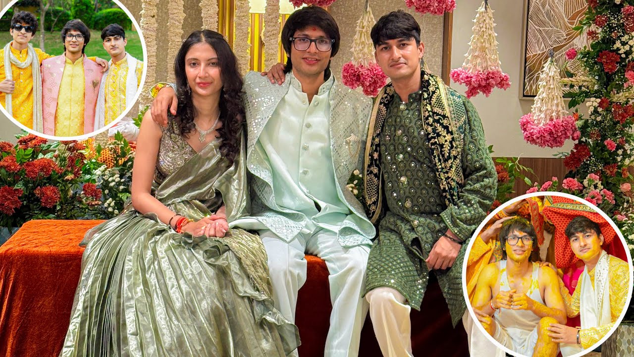 HALDI AND MEHNDI CELEBRATION 😍 