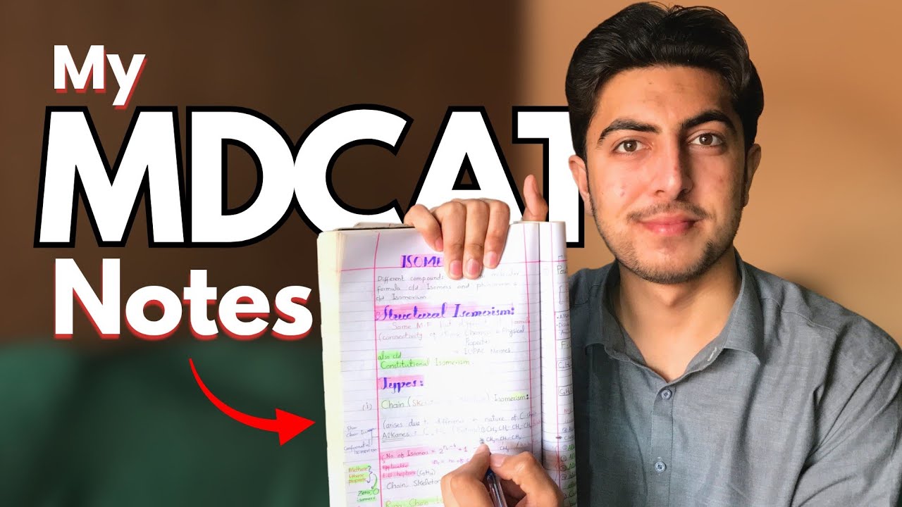 How I Made MDCAT Notes That Helped Me Clear in 1st Attempt