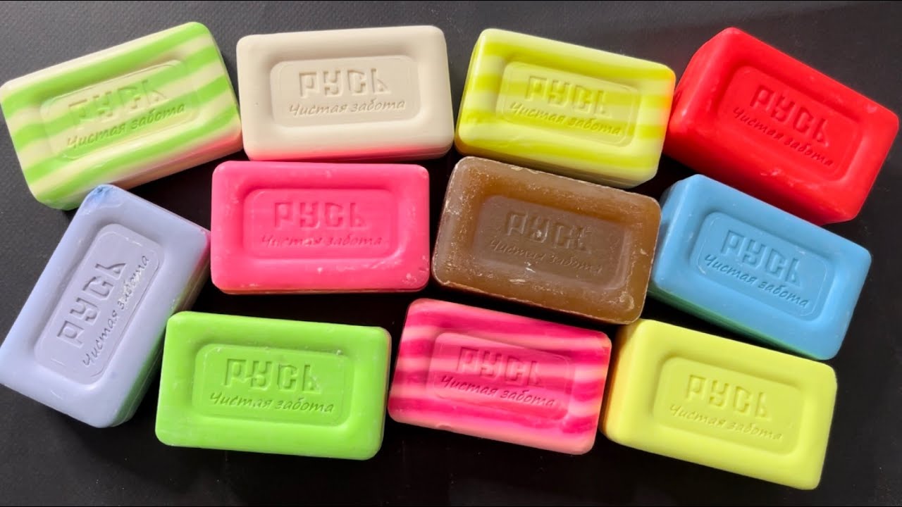 SET SOAP *679 | ASMR soap | Cutting dry soap (no talking) | #soapcarving #sabun