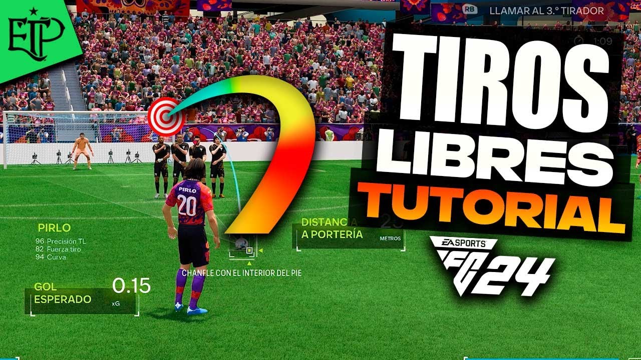FC24 | TUTORIAL | TODOS LOS TIROS LIBRES | EXPLICANDO EL NUEVO SISTEMA