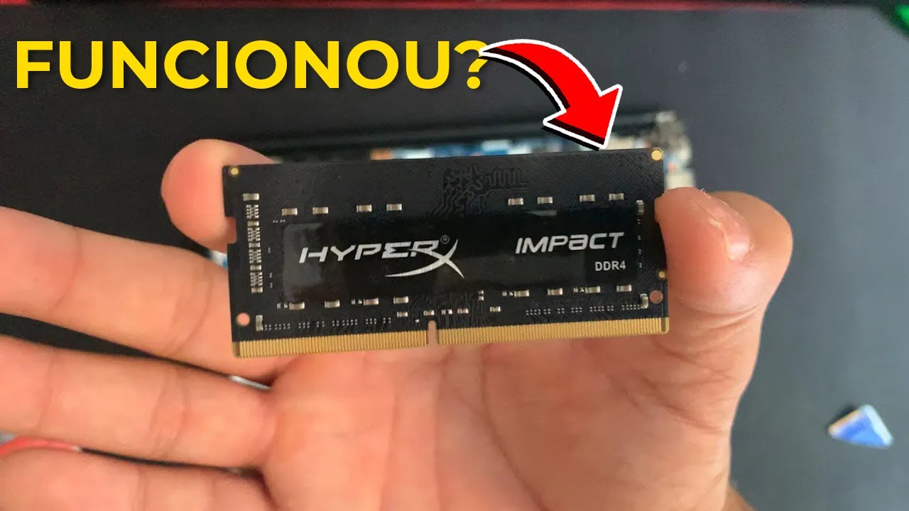 Memória Ram HyperX Impact 8GB 3200mhz (UNBOXING, INSTALAÇÃO E TESTE) - Custo benefício!