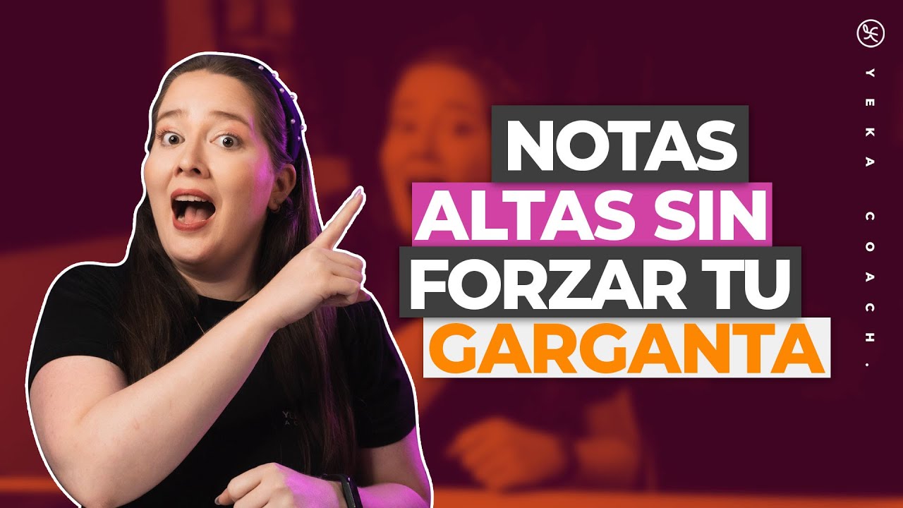 CANTA AGUDOS (NOTAS ALTAS) SIN FORZAR LA GARGANTA | RUTINA VOCAL PARA TODOS LOS DÍAS | YEKA COACH