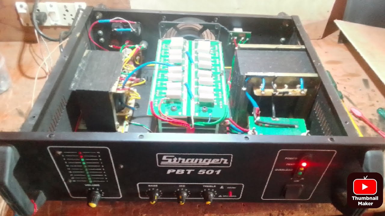 Pvt 501 amplifier on and no sound problem