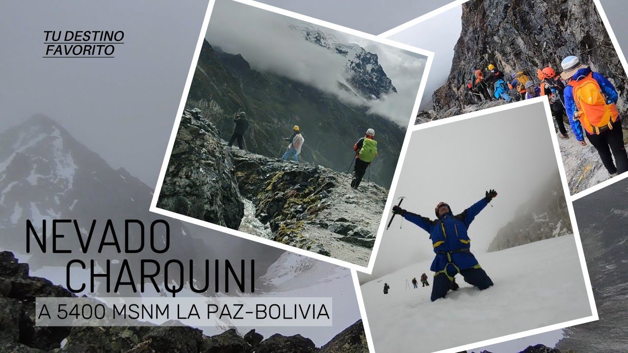 NEVADO CHARQUINI LLEGAMOS A LA CIMA DE ESTE NEVADO A 5400 MSNM