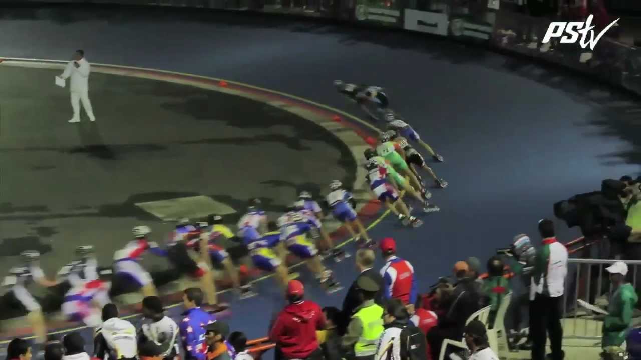 Guarne 2010 - Powerslide VideoLog 03 - Men Points/Elimination 10.000m