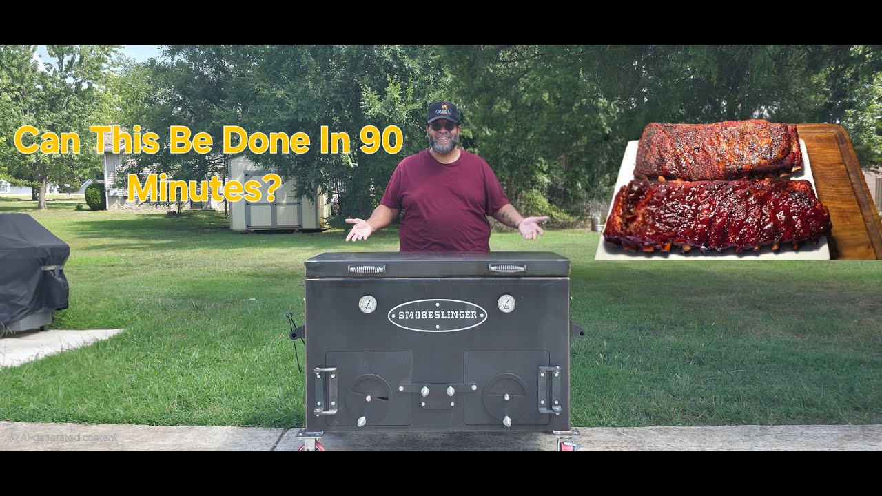 How I Made 90 Minute Ribs On The SmokeSlinger!