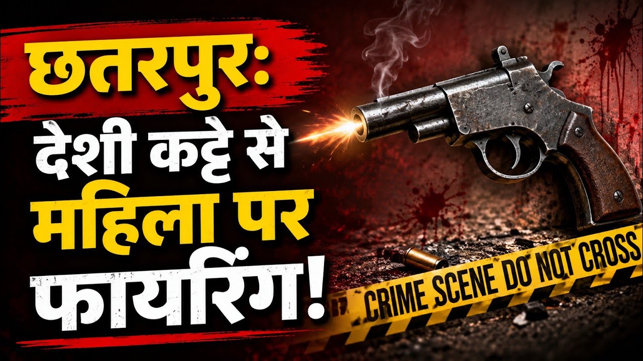 छतरपुर के विक्रमपुर गांव में चार आरोपियों ने देसी कट्टे से महिला को मारी गोली!