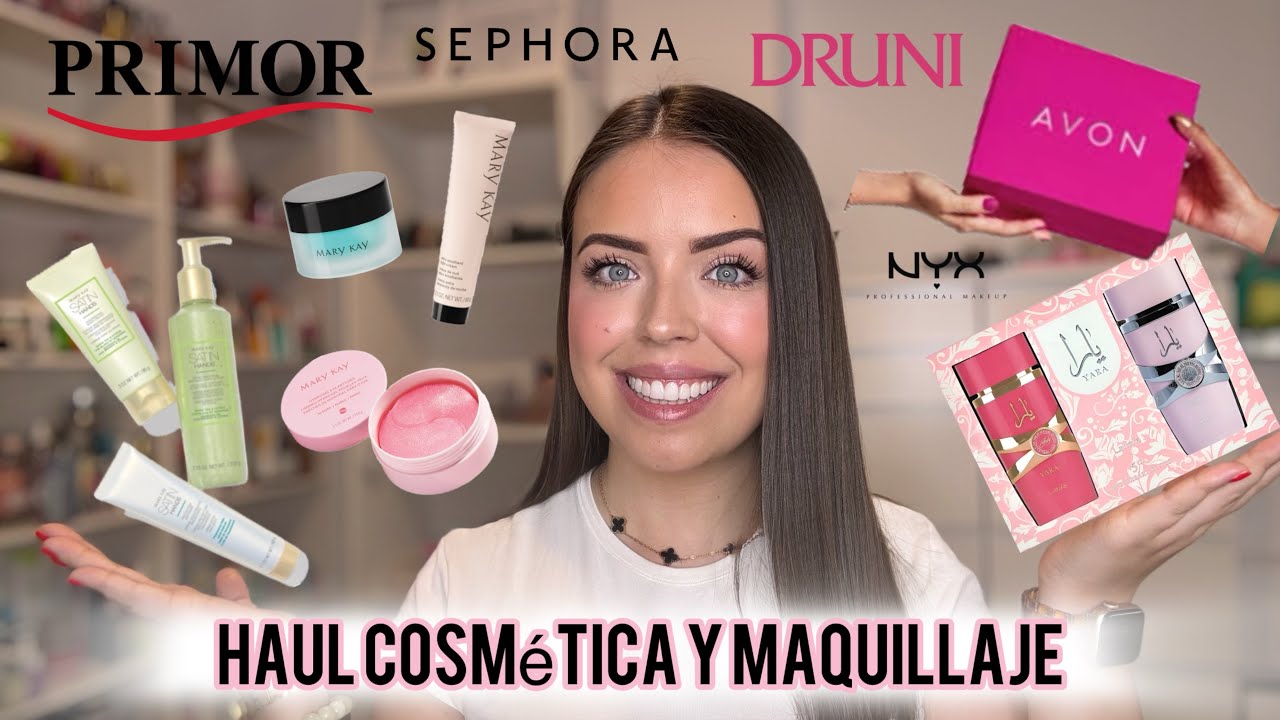 ¡SE ME FUE DE LAS MANOS! 😂 Haul gigante de maquillaje | NYX, Sephora, Primor, Druni y más…