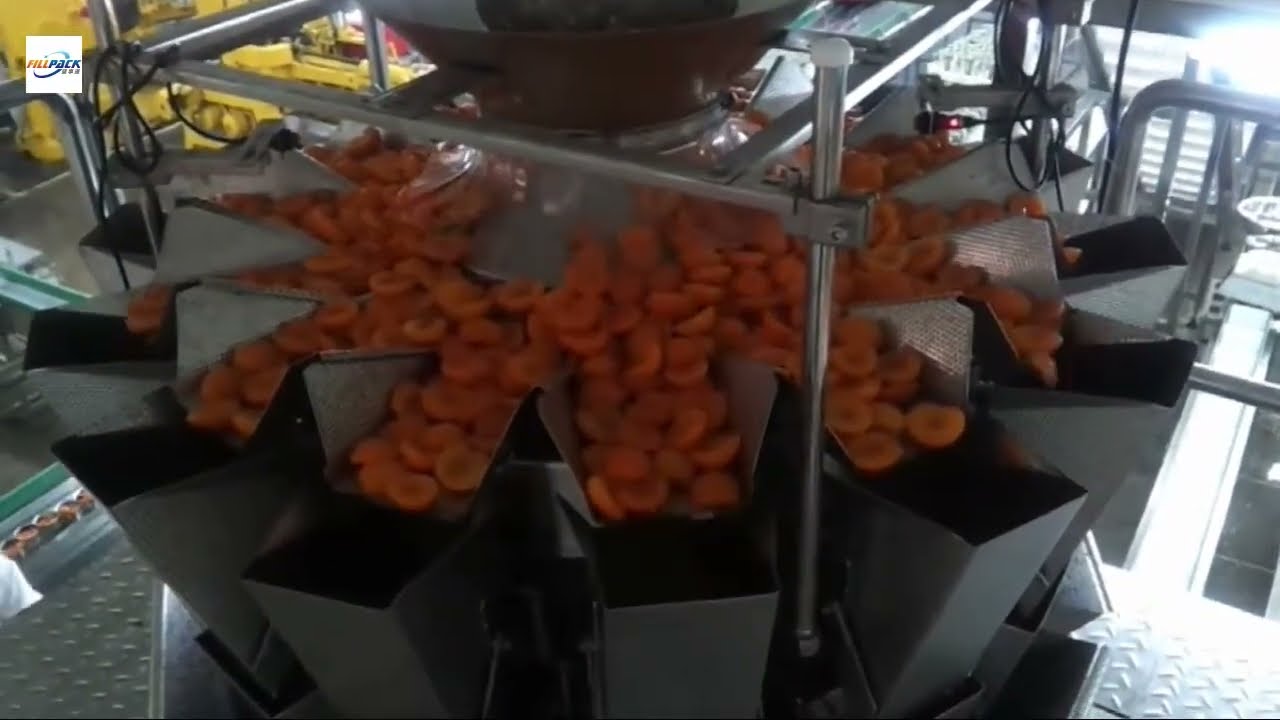 Automatic can filling line, canning line for canned fruits and vegetables