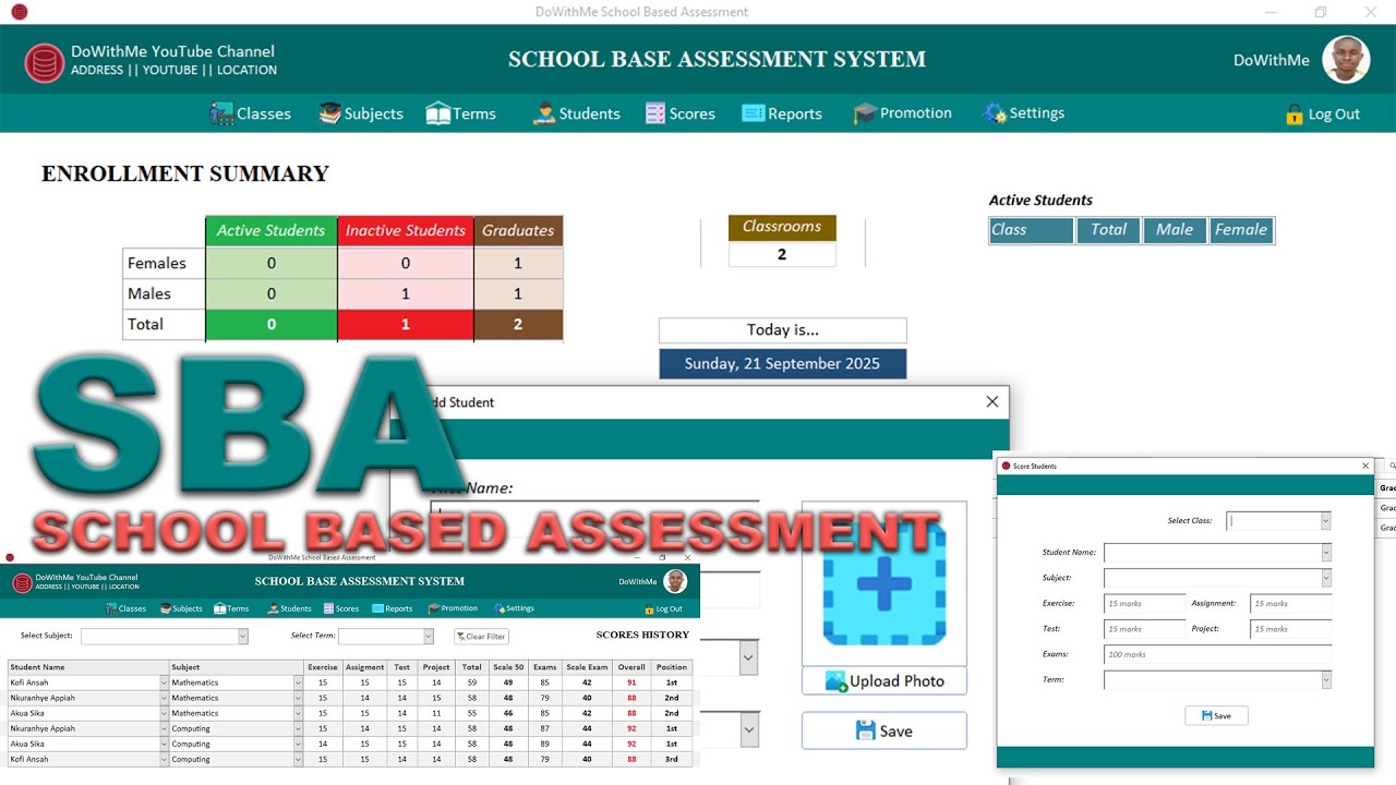I Built This FULL School Database Management System in Microsoft Access! (Automated SBA Tool)