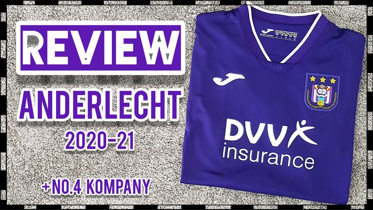 2020-21 Anderlecht home shirt Review + Size info