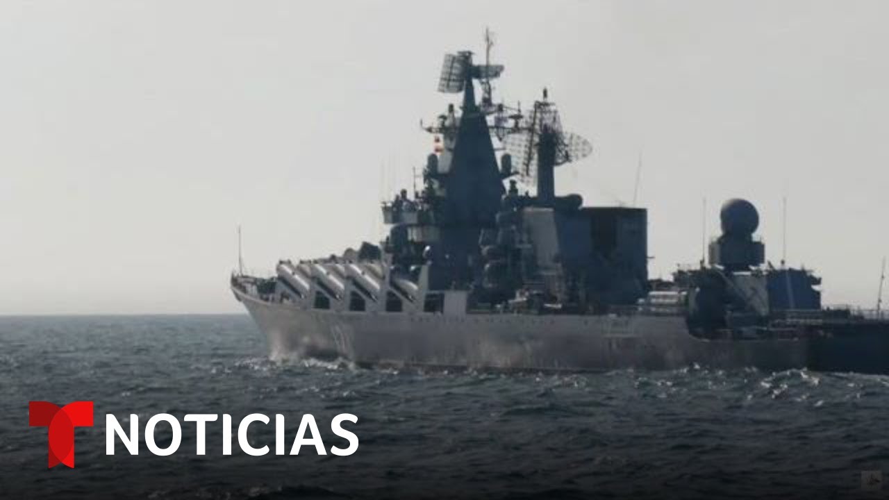 Se hunde un buque de guerra ruso en el Mar Negro y desata controversia | Noticias Telemundo