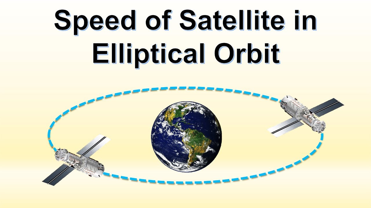 How to Calculate the Speed of satellite in elliptical orbit