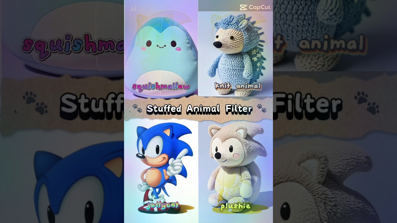 Sonic in 4 Styles￼