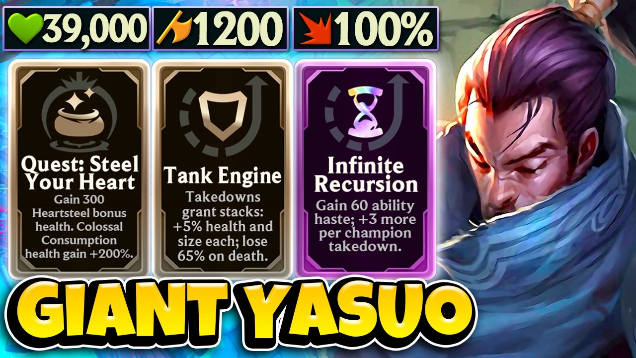 Yasuo, but I'm a RAID BOSS with 39,000 HP + 1,200 AD | ARAM Mayhem