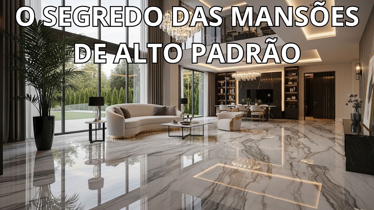 Top 6 Pisos de Porcelanato Líquido Mais Lindos com Acabamento Refinado para Mansões de Luxo- Relaxar