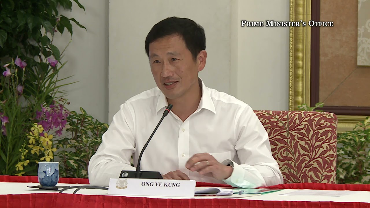 Minister Ong Ye Kung responds to a question at the PMO press conference on leadership transition: Q5