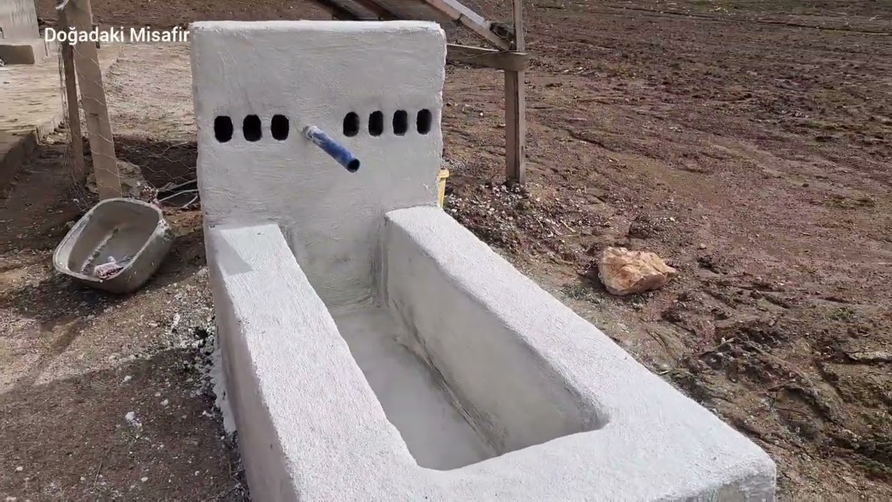 İnşaallah suyumuz akar Kuşlar Kurtlar Tilkiler  için Çeşme yaptım Dağda Yaşam Doğa 