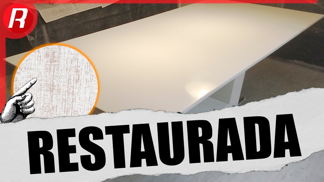 Restauramos uma mesa que ia pro lixo utilizando Resina Epoxi! (TUTORIAL COMPLETO)