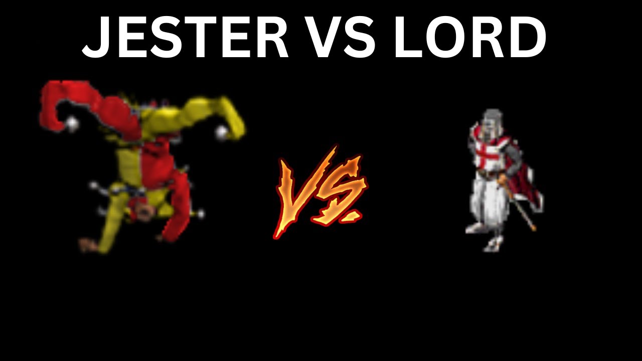Can JESTERS kill a LORD? - Stronghold Crusader