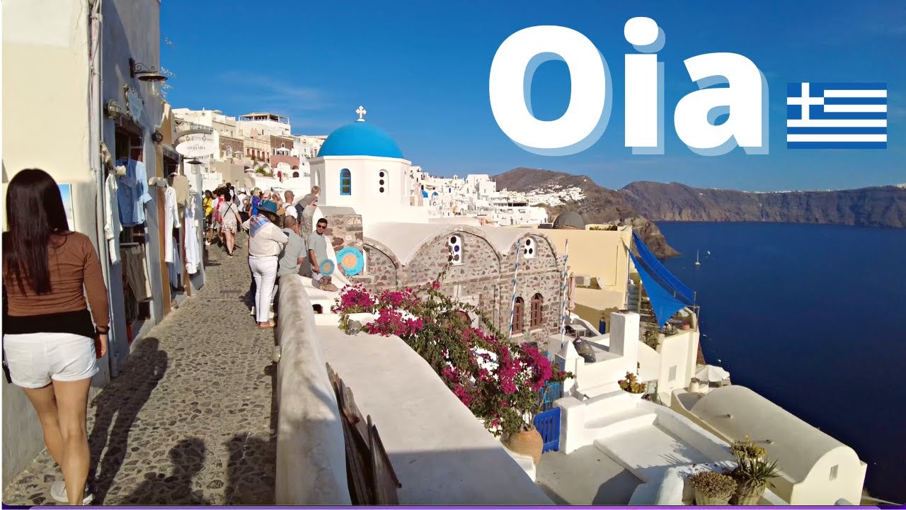 What Sunset in O&iacute;a Really Looks Like &ndash; Santorini Walking Tour (4K UHD)