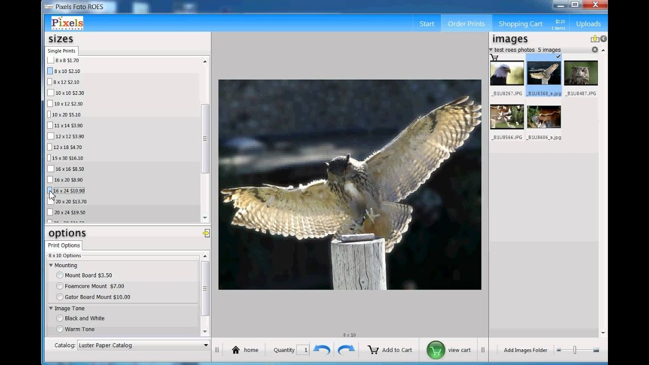 Pixels online printing tutorial
