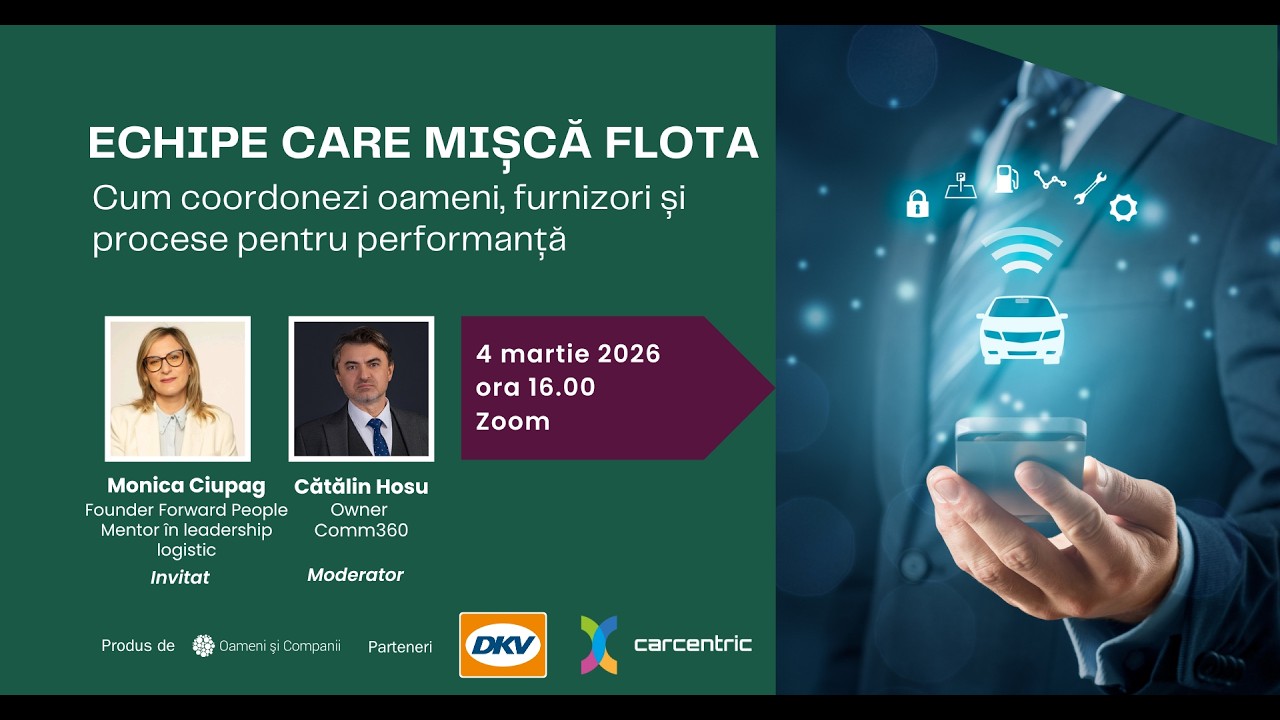 Echipe care mișcă flota: Cum coordonezi oameni, furnizori și procese pentru performanță