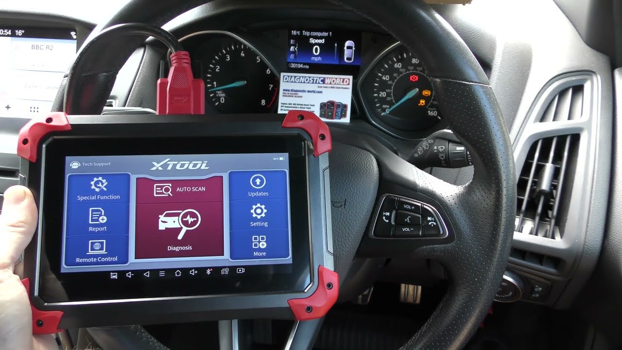 X Tool D7 Diagnose & Reset Ford Check Engine, Airbag & ABS Traction Warning Lights