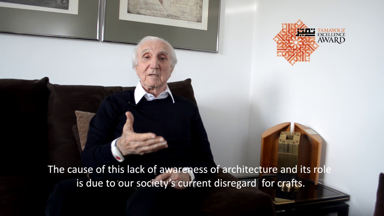 Rifat Chadirji on the Tamayouz - Rifat Chadirji Prize for Architecture