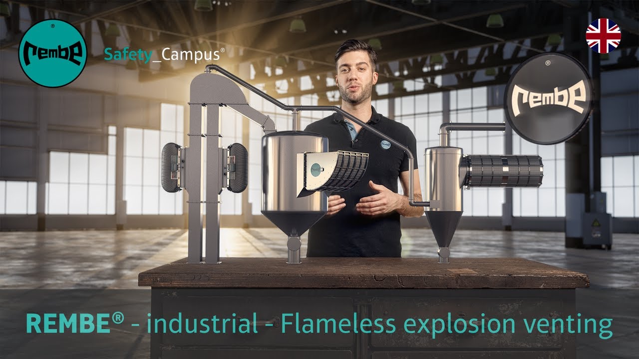 REMBE® Safety_Campus® - industrial - Flameless explosion venting