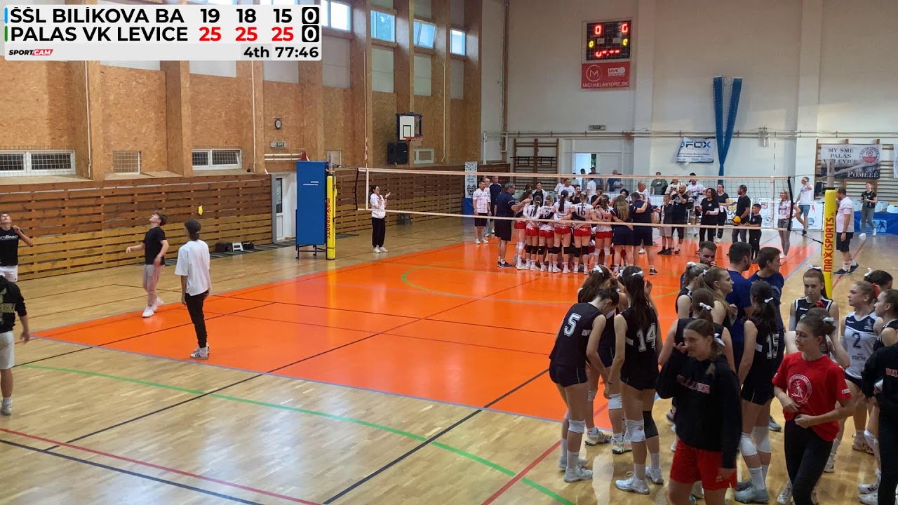 ŠŠK Bilíkova Bratislava vs. PALAS VK Levice (Finálový turnaj M-SR starších žiačok, 18.5.2024)