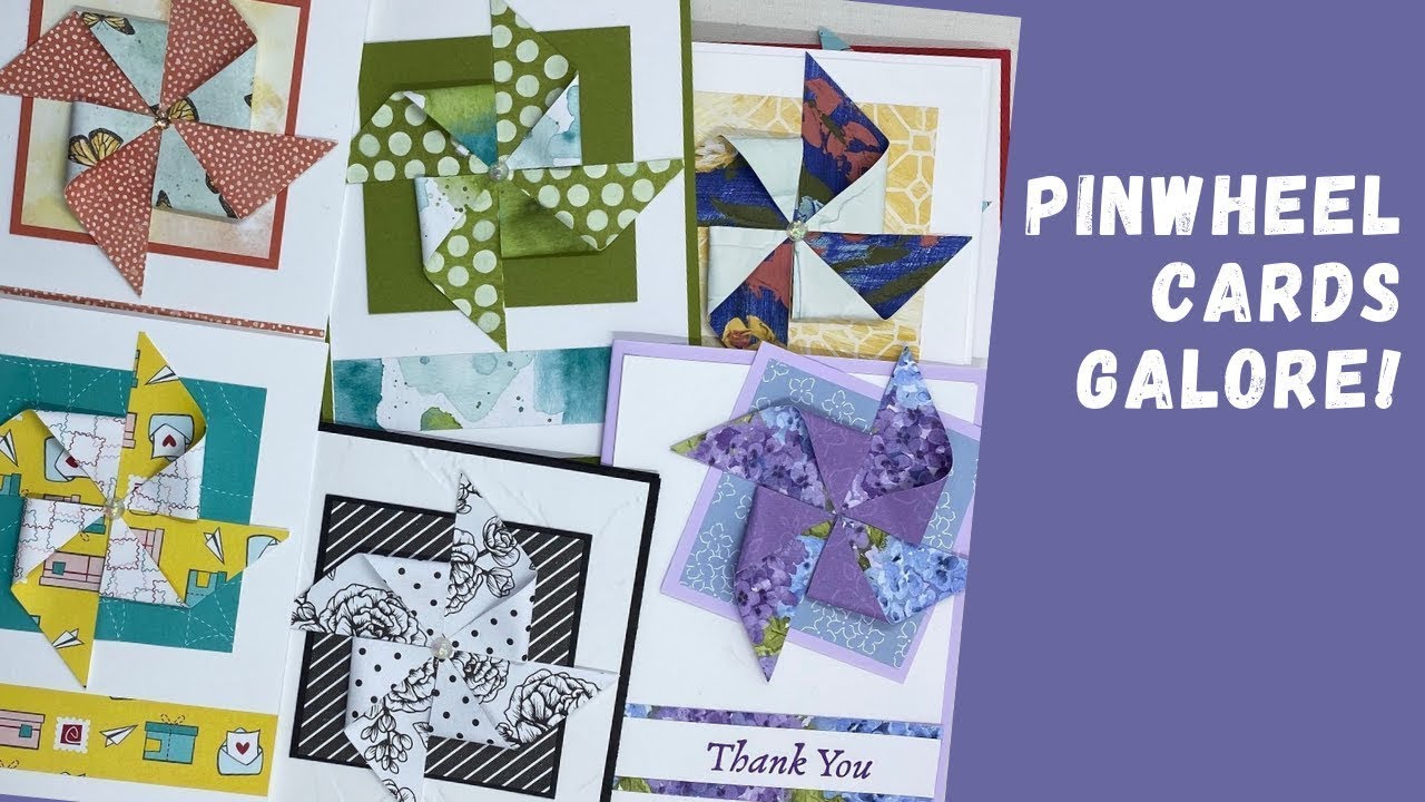 Pinwheel Cards or Quilt Cards? Your choice with this Super Simple Fun Fold!