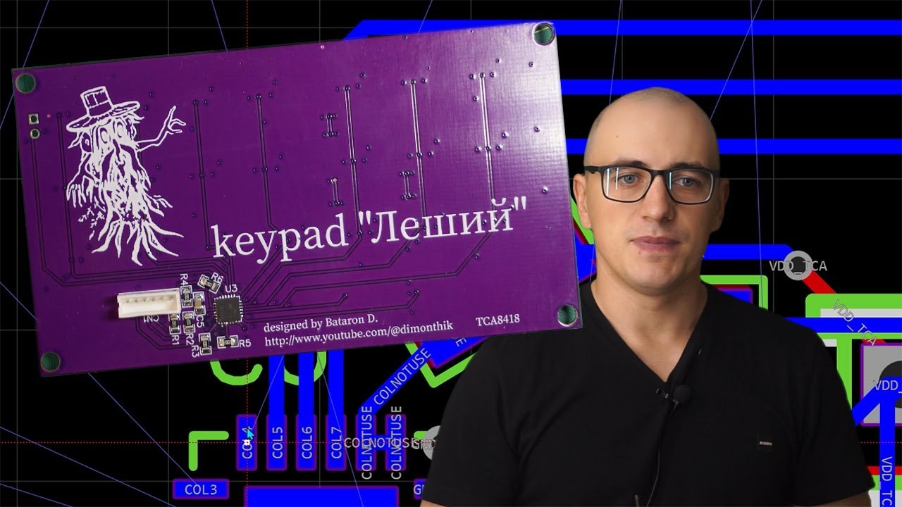 TCA8418: Подключение и программирование клавиатуры на STM32 | |Батарон №23
