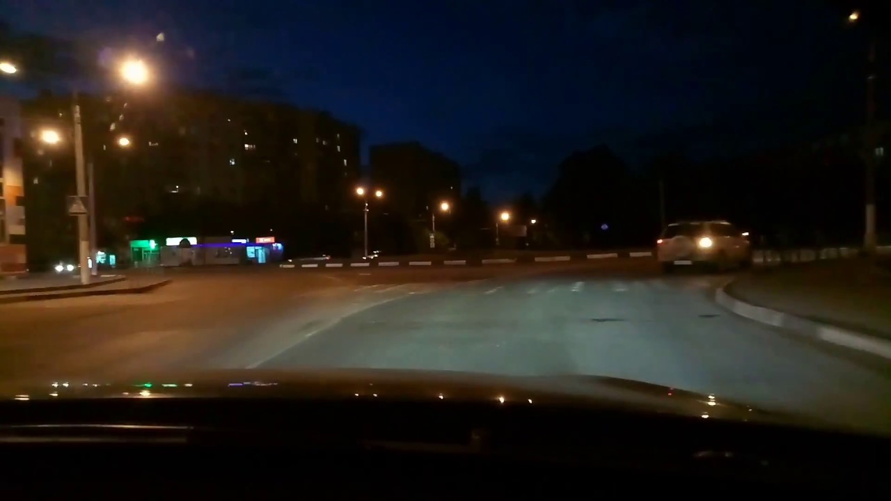 OptimaVOD: свет фар в ночное время