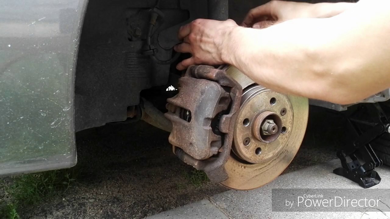 как снять стойку амортизатора Рено Сценик