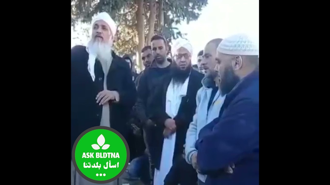 كلمة موثرة للشيخ محمود زكريا  امام مسجد في مدينه اللد خلال جنازة الطفل عمار حجيرات