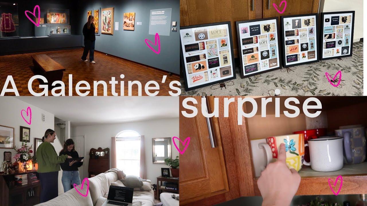 Valentines weekend in my life (surprising my friends, non-toxic chat, outfits!)