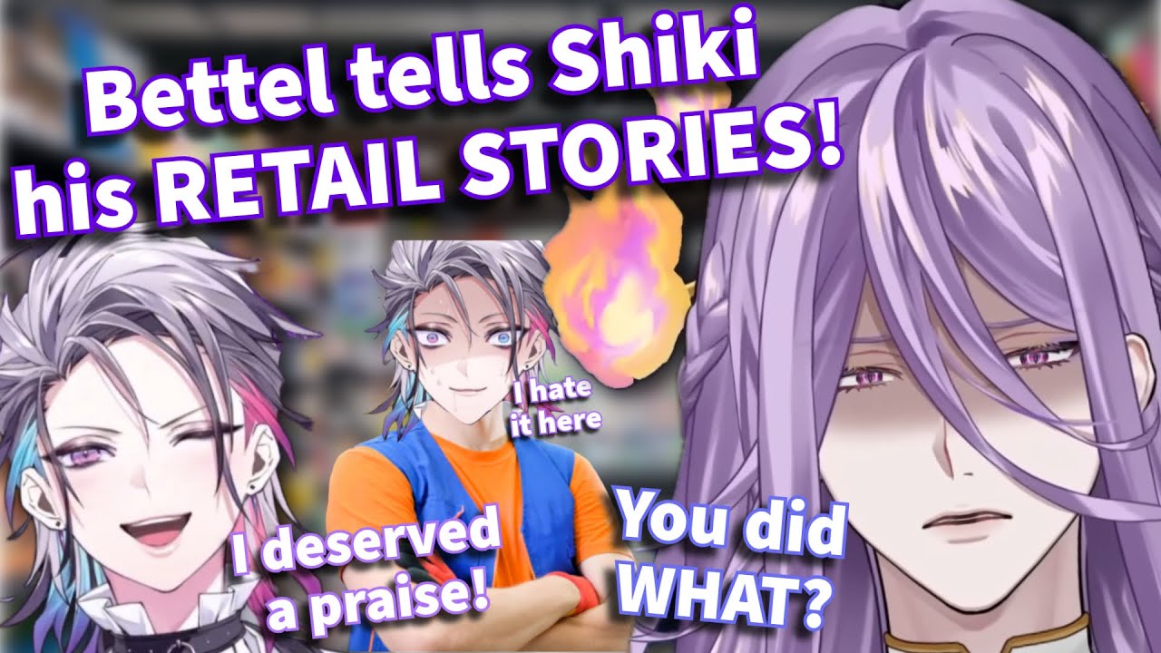 Bettel told Shiki his WEIRD RETAIL STORIES!【Shiki Katagami | Gavis Bettel】