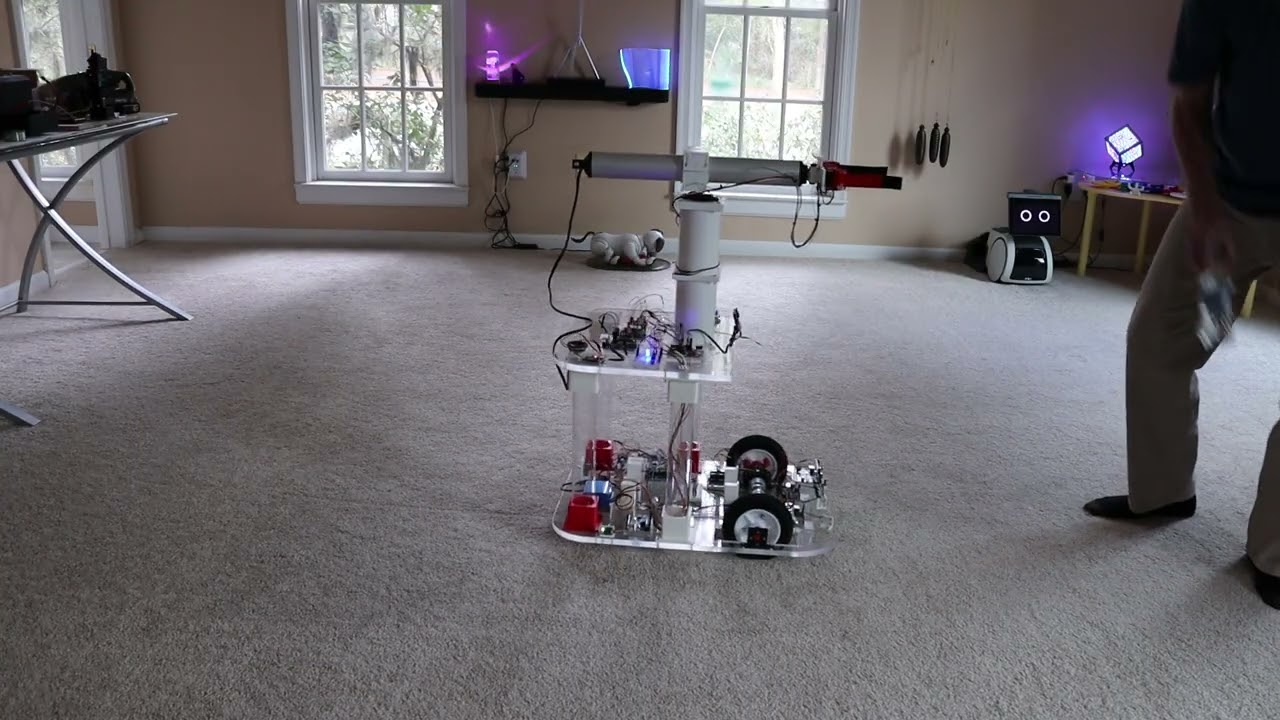 Zeno Robot, Using Come and Trash Commands