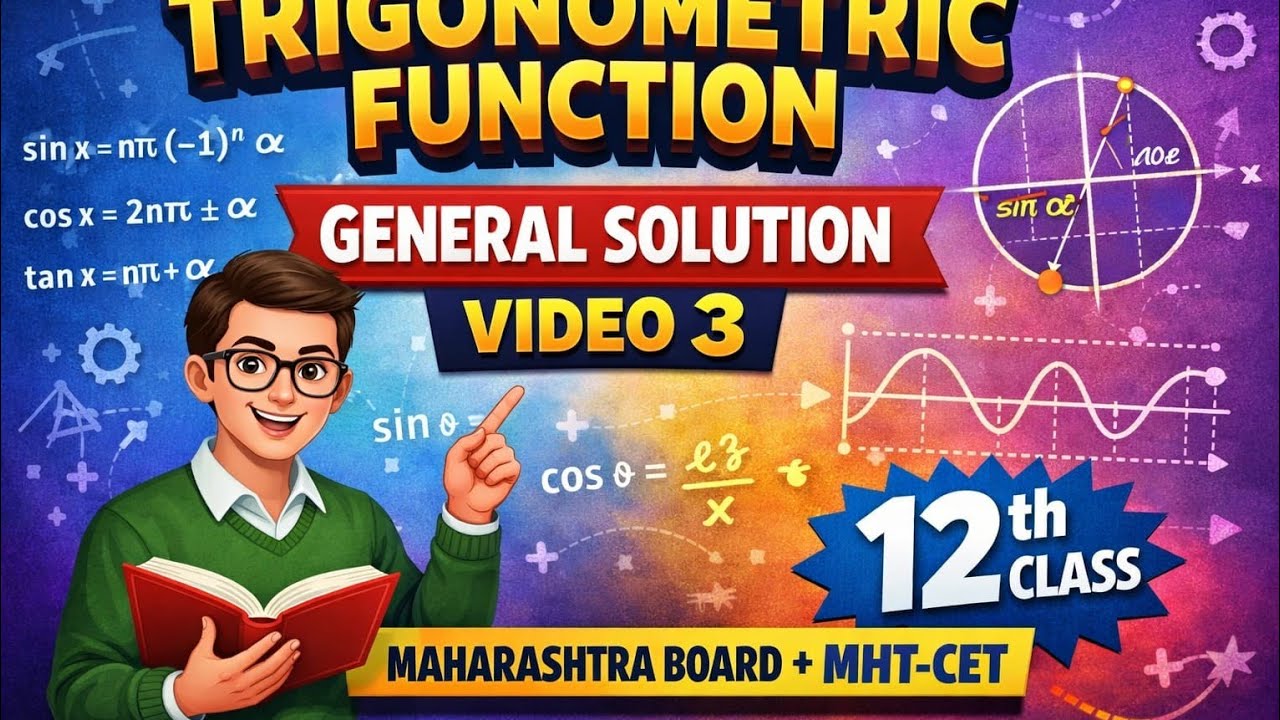 Questions On General Solution #Trigonometric Function# video 3,#Generalsolution