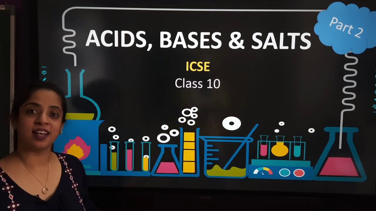 Acids, Bases & Salts (part 2)- Hydronium ion & Hydroxyl ion || ICSE Class 10
