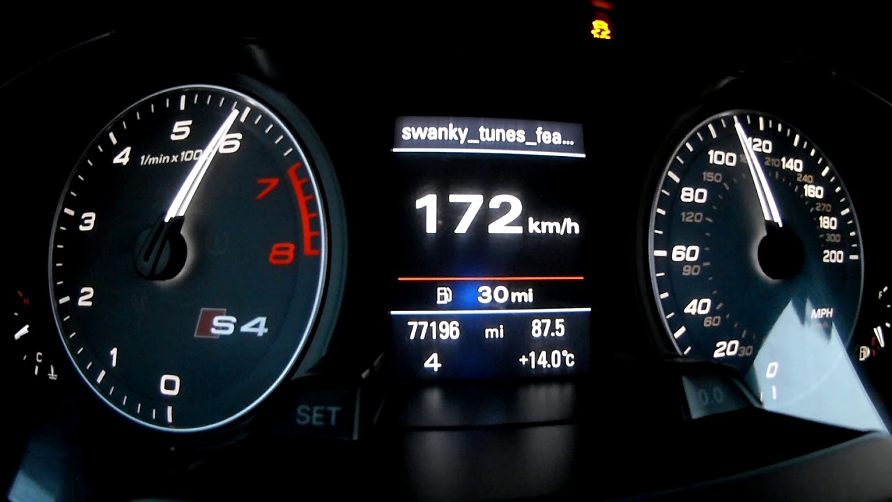 Audi S4 B8 Accleration 0-220 km