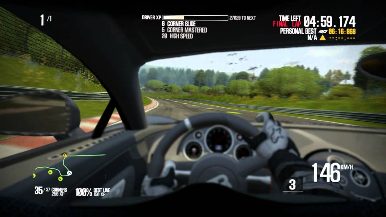 NFS Shift 2 Unleashed: Works Bugatti Veyron Supersport 16.4 Hot Lap on Nordschleife (5:52:370) [HD]
