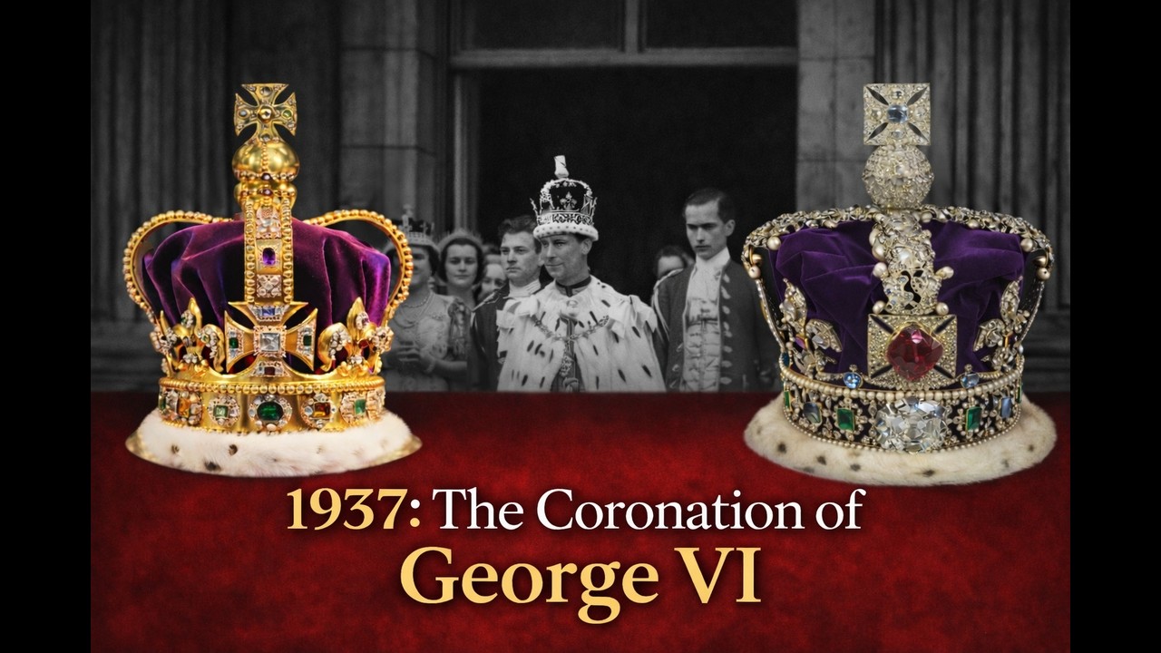 George VI Coronation 1937 / Inside the Royal Crown & Tiara