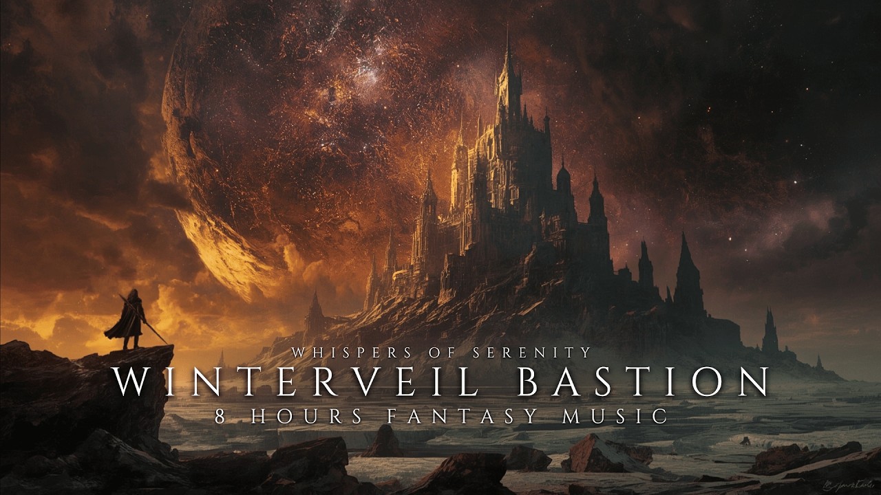 Winterveil Bastion | 8 Hours Fantasy Sleep Music | Fantasy Ambience for Deep Rest & Relaxation