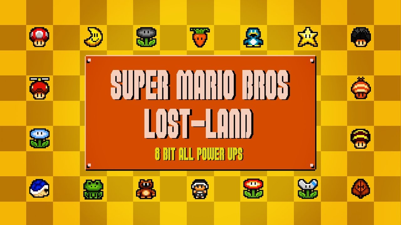 Super Mario Bros Lost Land - All Power Ups | MARIO FANGAMES | #TheNocs