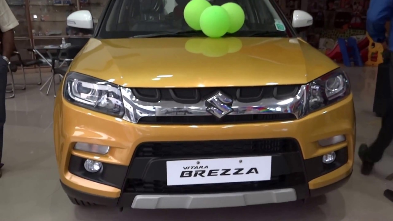 All New Maruti Suzuki Vitara Brezza | Golden Color | Exterior and Interior