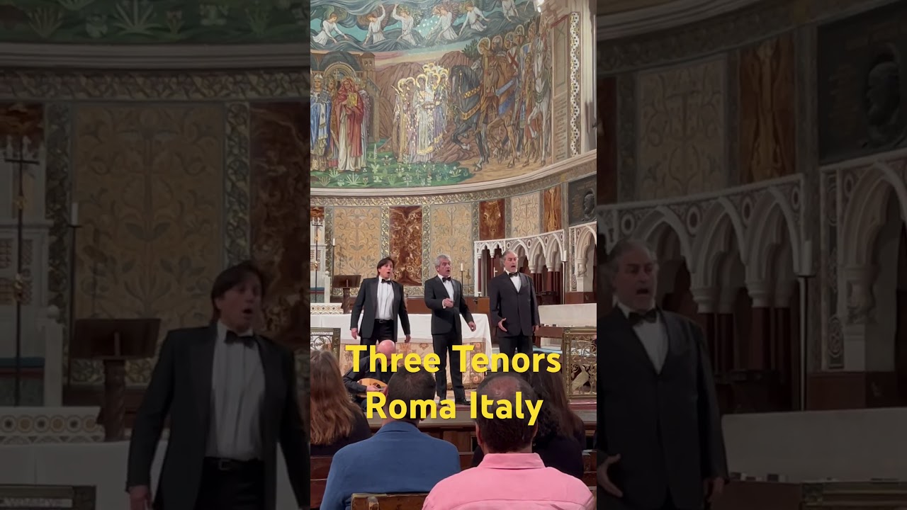 Three Tenors Rome  Italy   -  Roma  Pavarotti Would Be Proud - Andrea Bocelli Clone