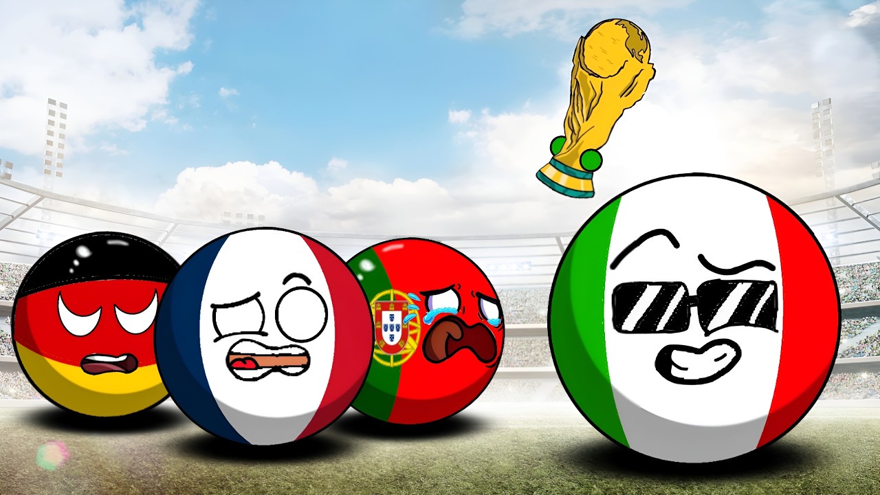 History of 2006 World Cup in Countryballs⚽️🏆